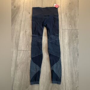 Spanx indigo sky seamless moto leggings